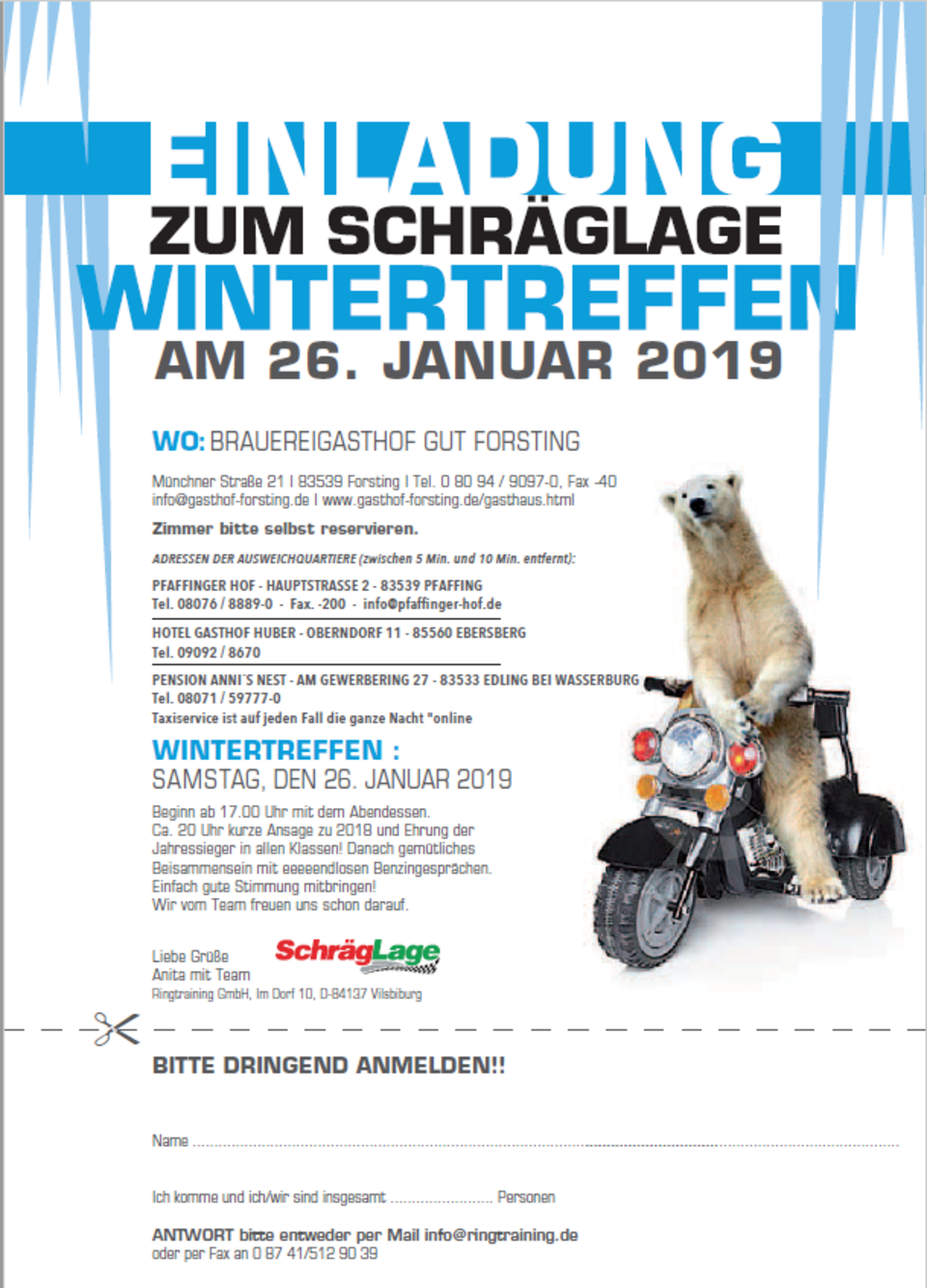 Einladung Wintertreffen